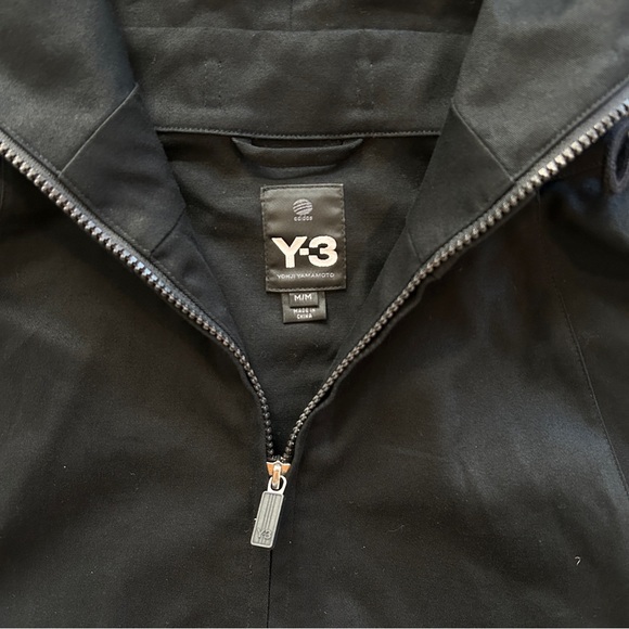 Vintage FW09 Adidas Y-3 Yohji Yamamoto Womens Hooded Twill Anorak Jacket - Sz M - Picture 7 of 7